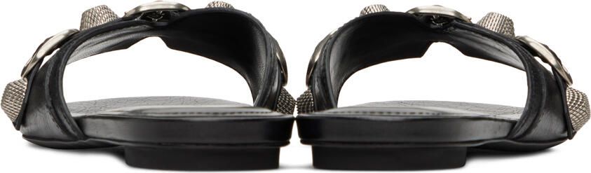 Balenciaga Black Cagole Sandals