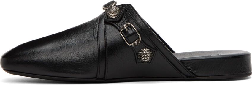 Balenciaga Black Cosy Cagole Slippers - Picture 4