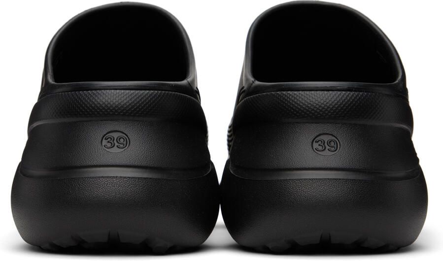 Balenciaga Black Crocs Edition Mules - Picture 5