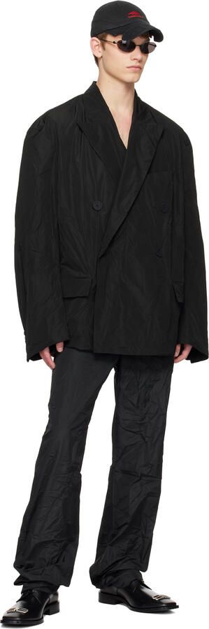 Balenciaga Black Leather Derbys - Picture 4