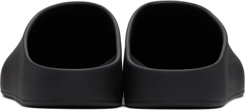 Balenciaga Black Pool Slide Clogs