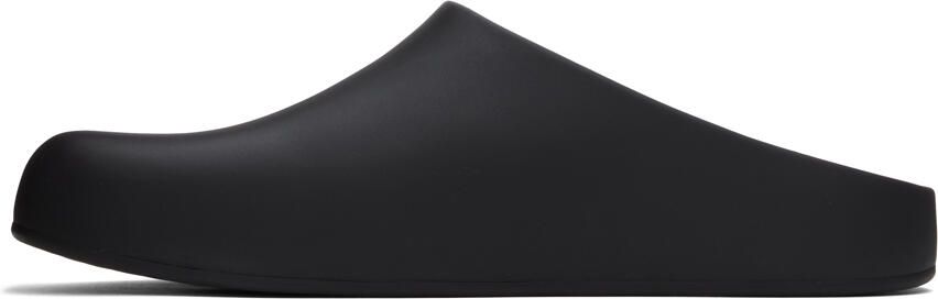 Balenciaga Black Pool Slide Clogs - Picture 4