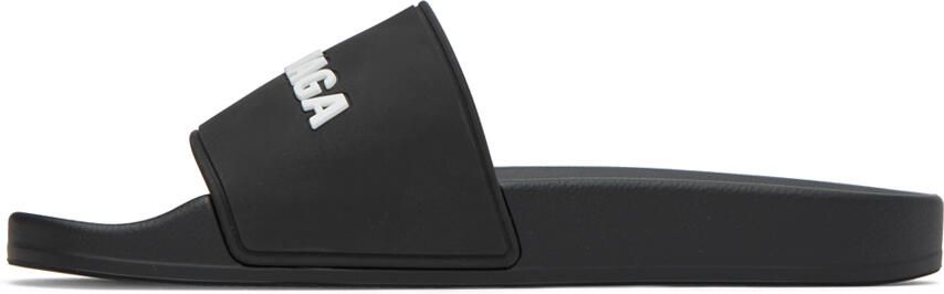 Balenciaga Black Pool Slides - Picture 3