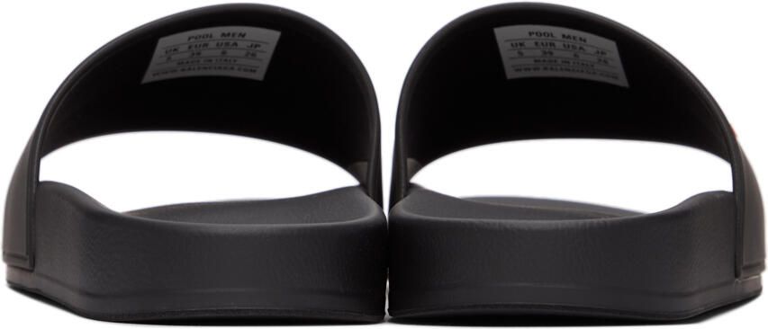 Balenciaga Black Pool Slides - Picture 2
