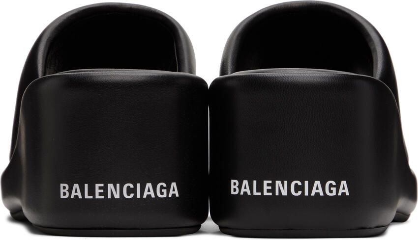 Balenciaga Black Rise Wedge Sandals