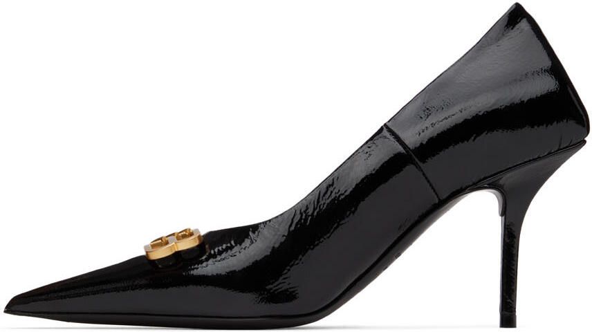 Balenciaga Black Square Knife BB 80 Heels - Picture 3