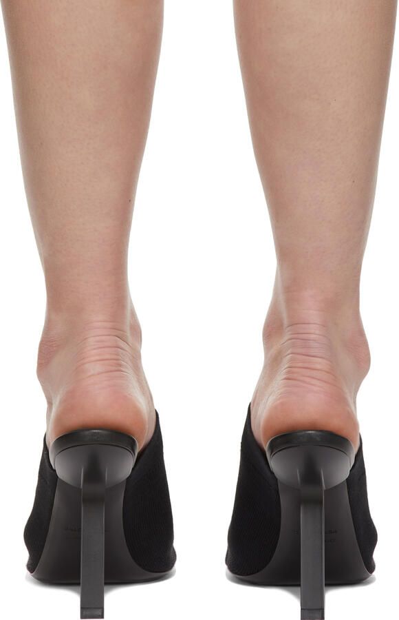 Balenciaga Black Stretch Heeled Sandals