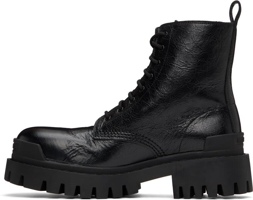Balenciaga Black Strike Boots - Picture 3