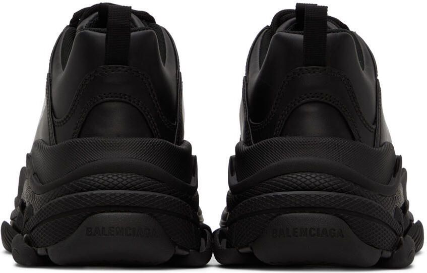 Balenciaga Black Triple S Low-Top Sneakers