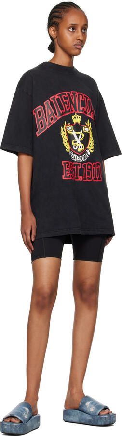 Balenciaga Blue Rise Slides - Picture 4