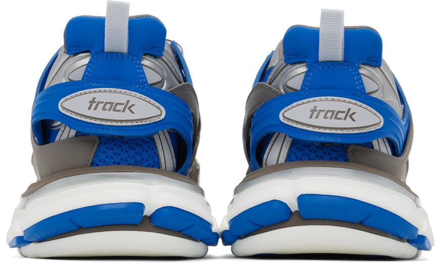 Balenciaga Brown & Blue Track LED Sneakers