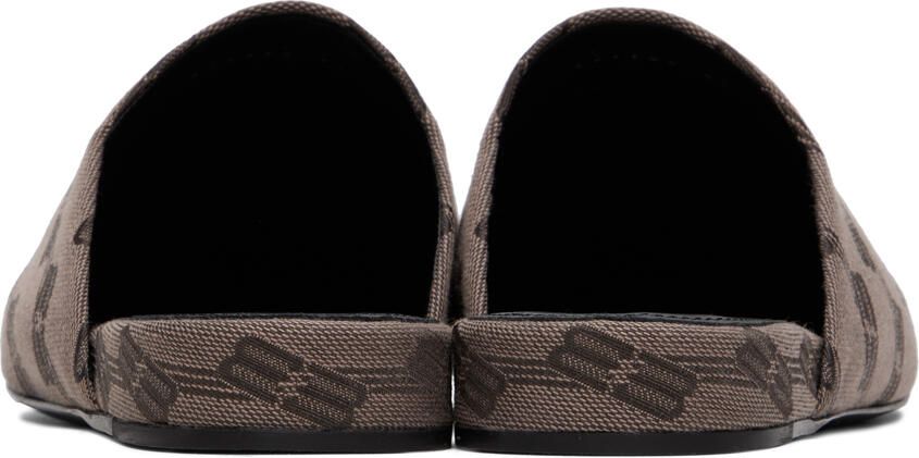 Balenciaga Brown Cosy Mules