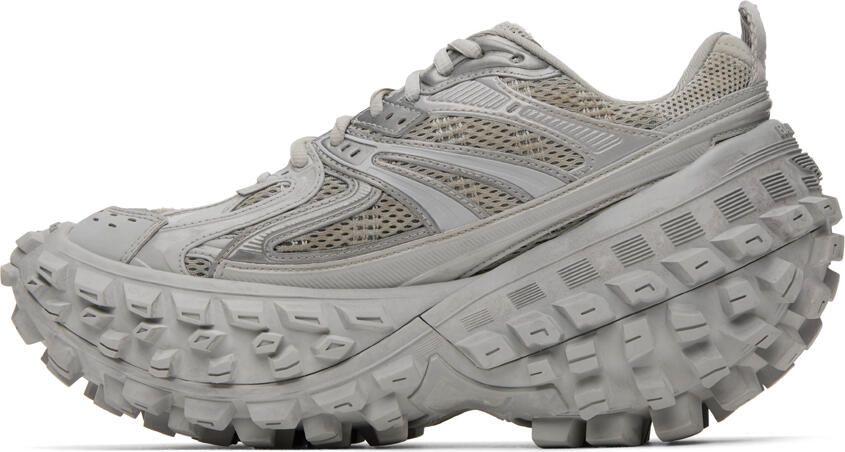 Balenciaga Gray Bouncer Sneakers - Picture 3