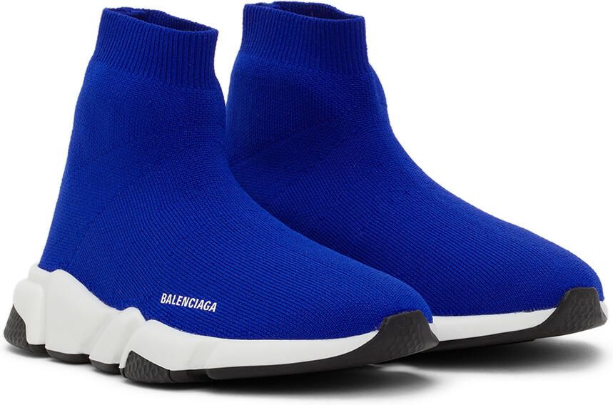 Balenciaga Kids Blue Speed Sneakers