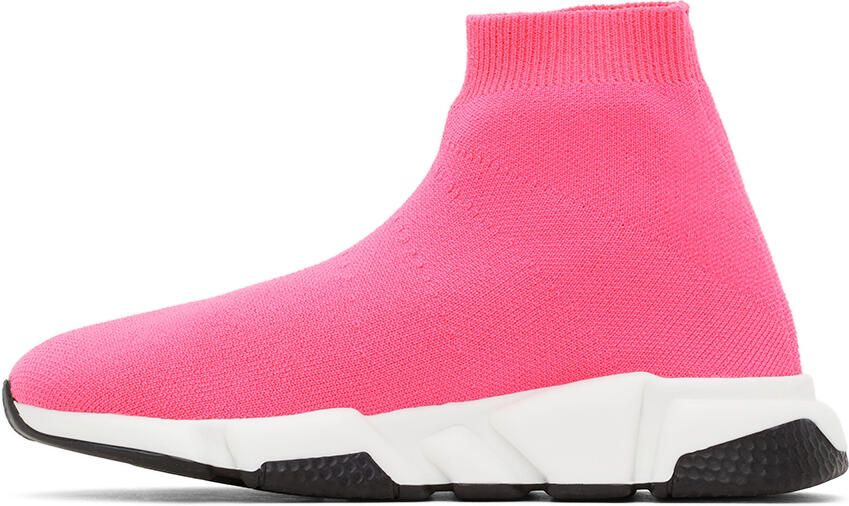 Balenciaga Kids Pink Speed Sneakers - Picture 3