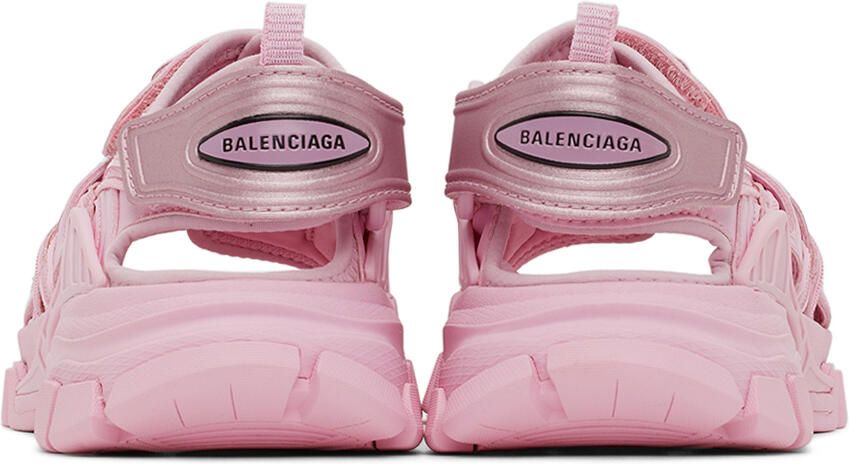 Balenciaga Kids Pink Track Sandals - Picture 1