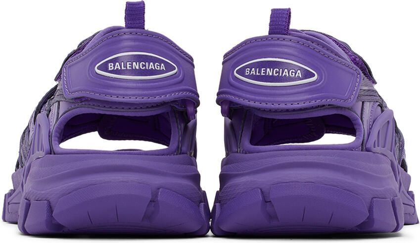 Balenciaga Kids Purple Track Sandals - Picture 1