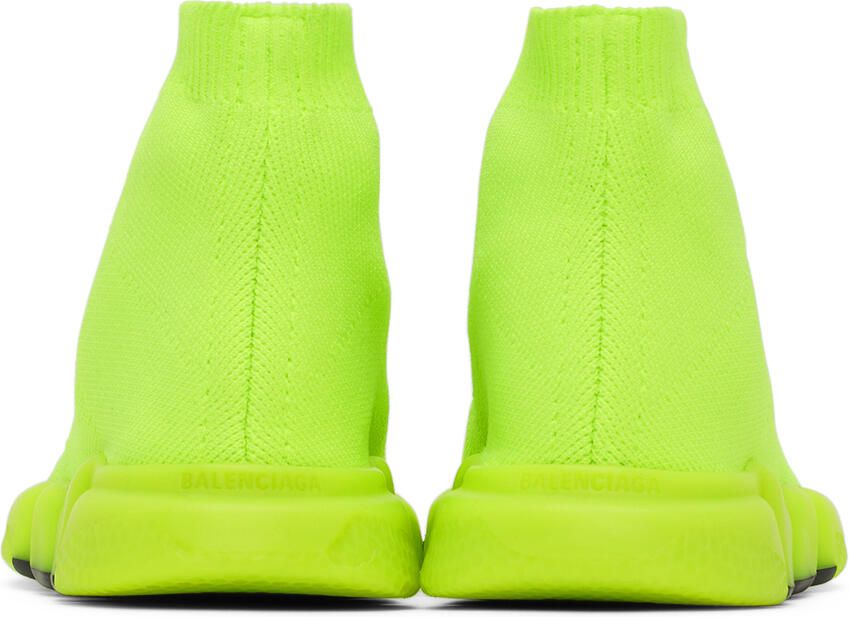 Balenciaga Kids Yellow Speed Sneakers