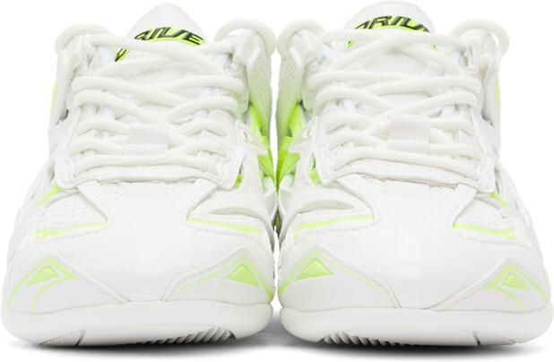 Balenciaga Off-White & Yellow Drive Sneakers - Picture 3