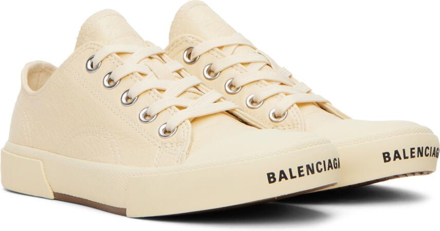 Balenciaga Off-White Paris Low Top Sneakers - Picture 2