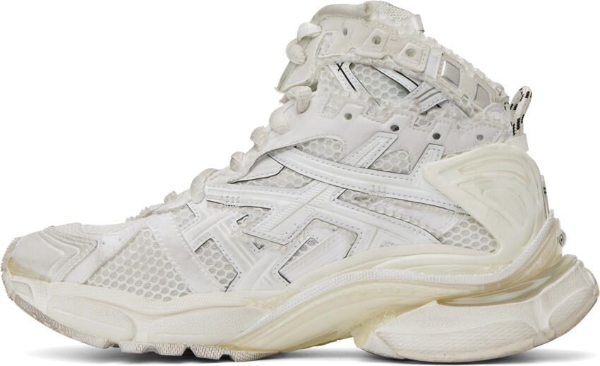 Balenciaga Off-White Runner High Sneakers - Picture 3