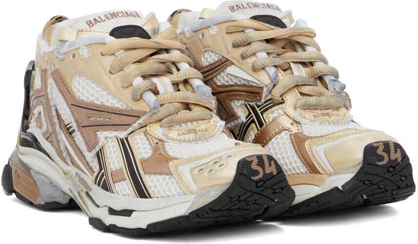 Balenciaga Off-White Runner Sneakers - Picture 2