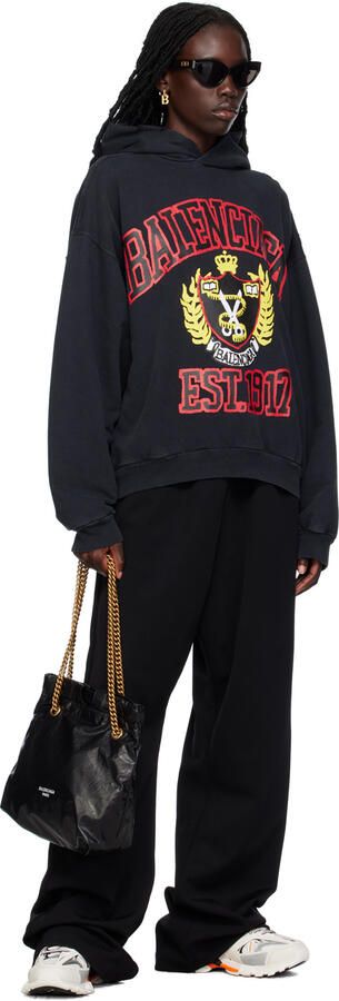 Balenciaga Orange & White Track Sneakers - Picture 4