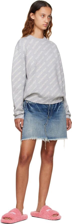 Balenciaga Pink Furry Sandals - Picture 3