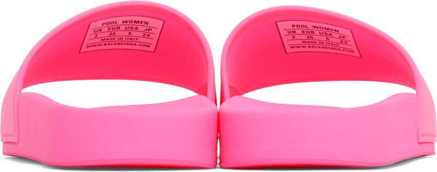 Balenciaga Pink Pool Slides