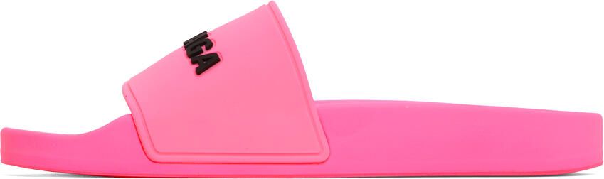 Balenciaga Pink Pool Slides - Picture 4