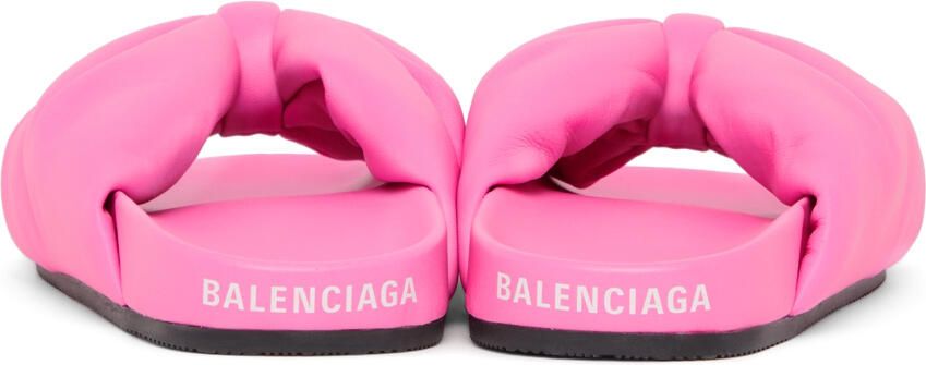 Balenciaga Pink Puffy Slides - Picture 2
