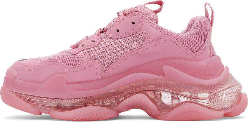 Balenciaga Pink Triple S Sneakers - Picture 2