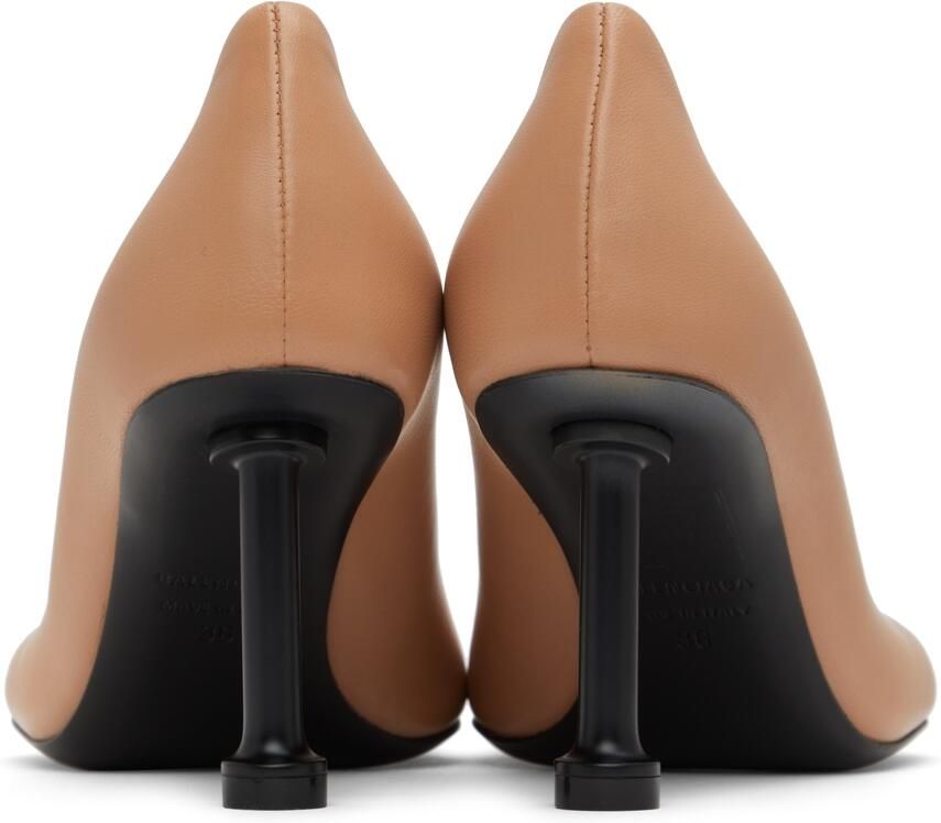 Balenciaga Tan Fetish Heels