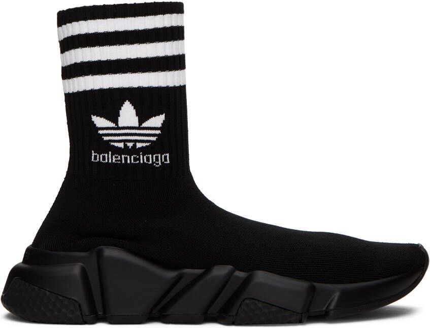 Balenciaga Black adidas Originals Edition Speed Sneakers