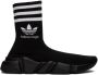 Balenciaga Black adidas Originals Edition Speed Sneakers - Thumbnail 1