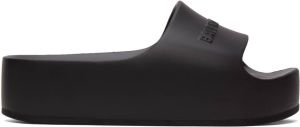Balenciaga Black Chunky Platform Sandals