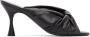 Balenciaga Black Drapy 80mm Mules - Thumbnail 1