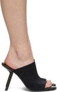 Balenciaga Black Stretch Heeled Sandals