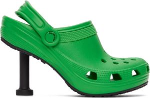 Balenciaga Green Crocs Edition Madame Heels