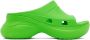 Balenciaga Green Crocs Edition Slides - Thumbnail 1