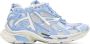 Balenciaga Off-White & Blue Runner Sneakers - Thumbnail 1