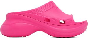 Balenciaga Pink Crocs Edition Pool Slides