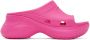 Balenciaga Pink Crocs Edition Pool Slides - Thumbnail 1