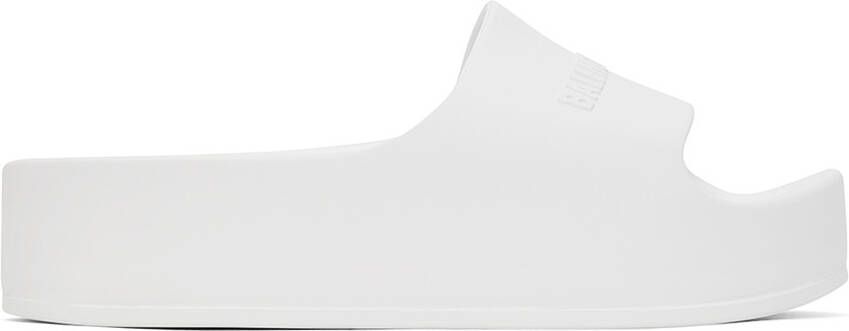 Balenciaga White Chunky Platform Sandals