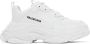 Balenciaga White Triple S Low-Top Sneakers - Thumbnail 1