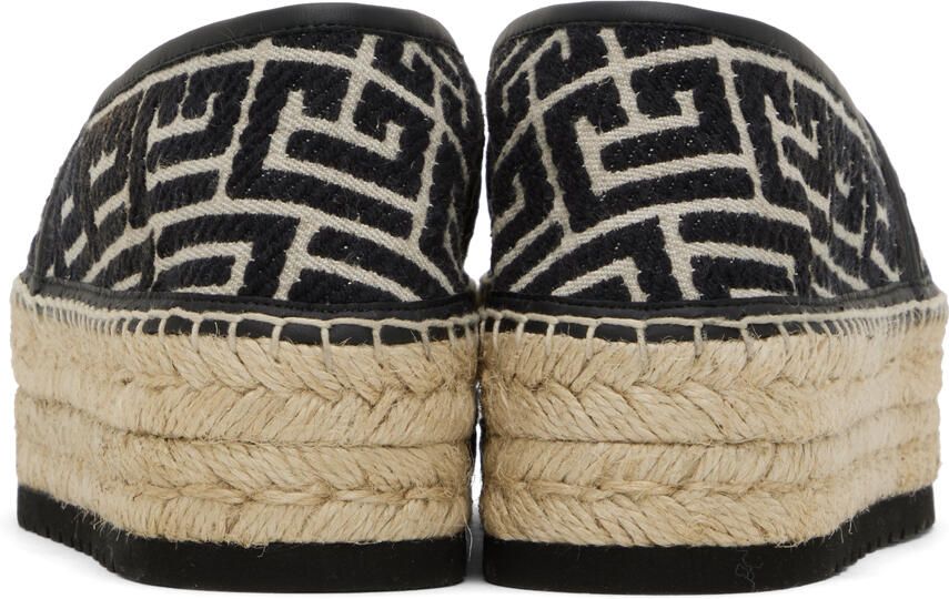 Balmain Black Alex Espadrilles