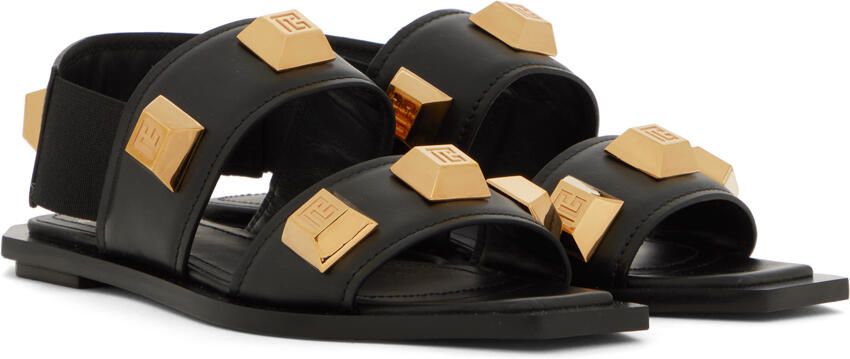 Balmain Black Ana Sandals - Picture 2