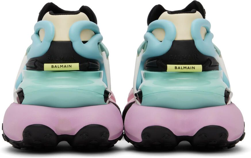 Balmain Black & Multicolor Unicorn Sneakers - Picture 5