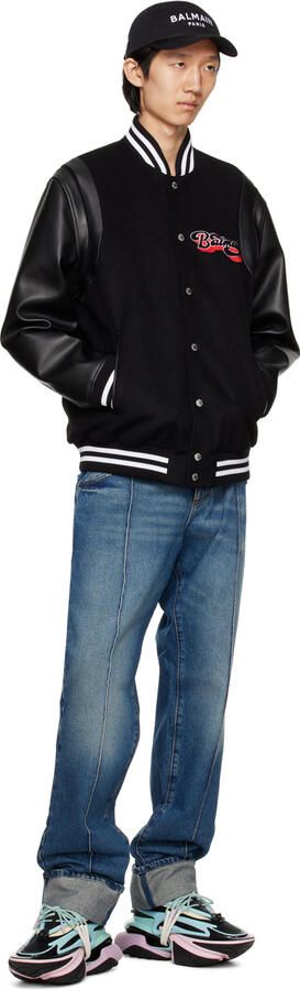 Balmain Black & Multicolor Unicorn Sneakers - Picture 4