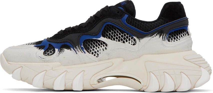 Balmain Black & White B-East Sneakers - Picture 3